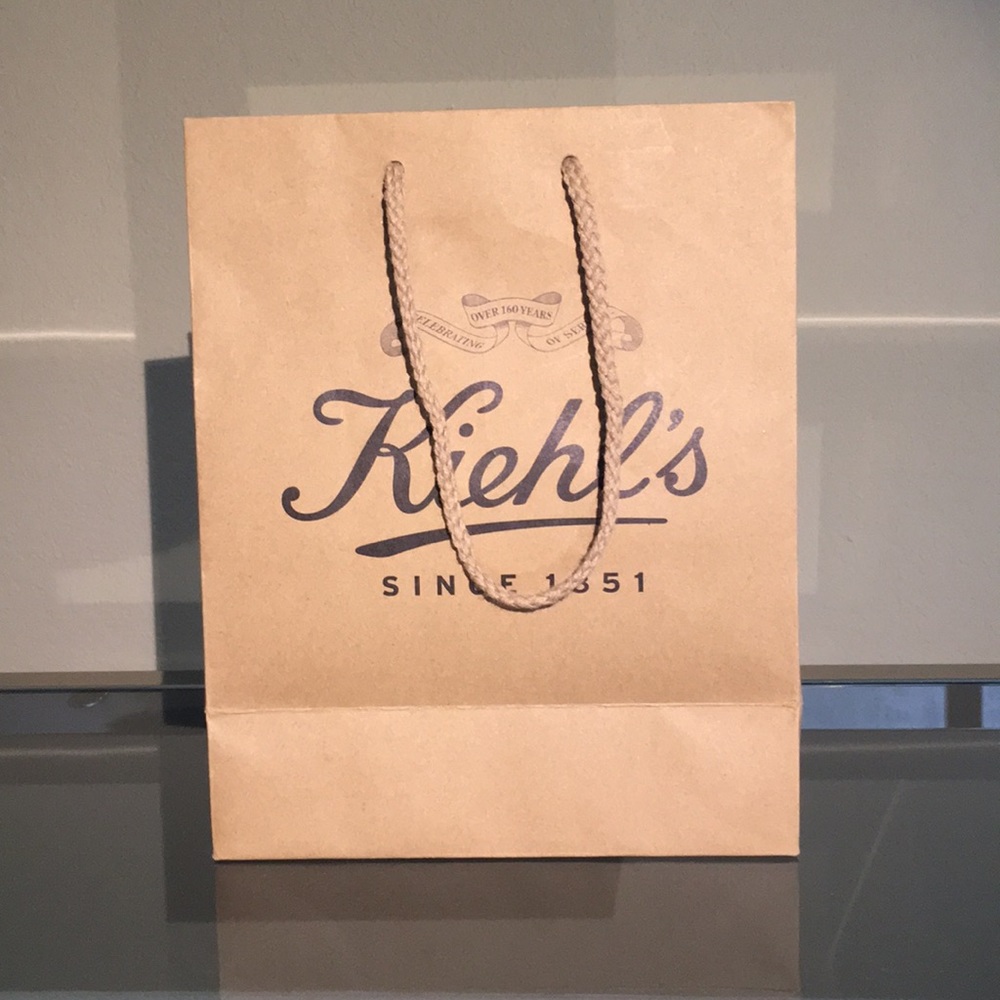 Kiehl’s Paper Shopping Bag